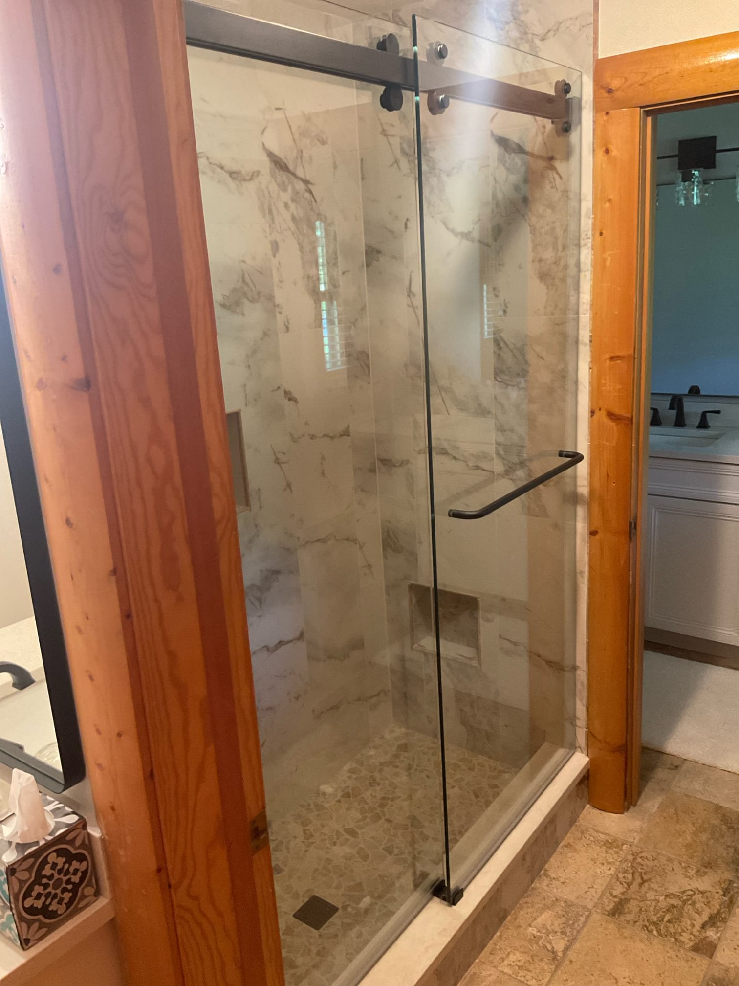 Double barn door